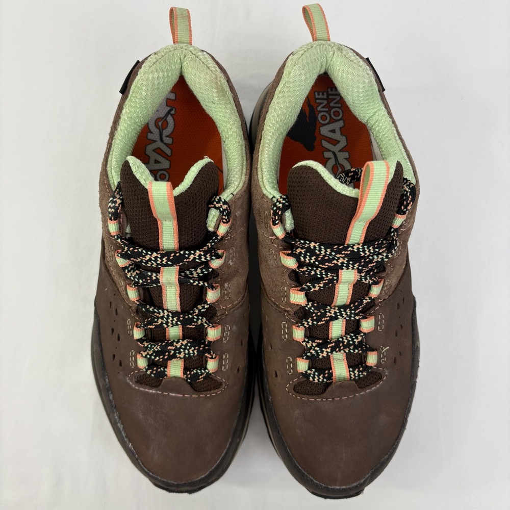 Hoka One One Tor Summit WP Womens Brown Green Waterproof Hiking Trail Shoes 8.5 - Picture 5 of 12